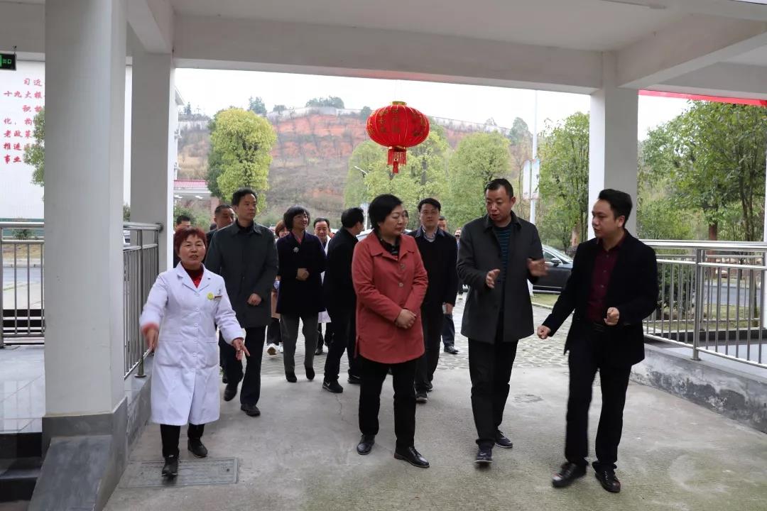 湖南省衛(wèi)生健康委黨組成員、計生協(xié)常務(wù)副會長康代四一行蒞臨海福祥考察